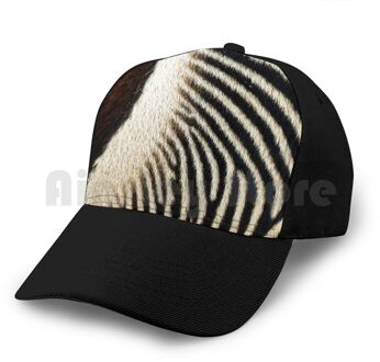Zebra Caboose Baseball Cap Verstelbare Snapback Hoeden Hip Hop Zebra Caboose Zebra Zebra Patroon Zebra Strepen Natuur Zoo Dier Curved Edge Cap