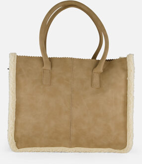 Zebra Charm schoudertas beige Nylon - 1