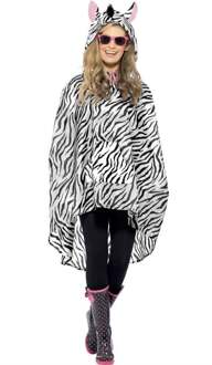 Zebra Party Poncho