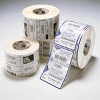 Zebra printeretiketten 1-Pack Label DT 4X6 475/ROLL PE DQP 3000