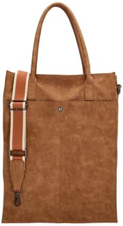 Zebra trends Cynthia Shopper brown damestas Bruin - H 40 x B 30 x D 16 cm