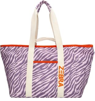 Zebra trends Elise strandtas lilac zebra