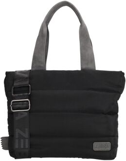 Zebra trends Elske Handbag black handtas dames Zwart - H 20 x B 30 x D 10 cm
