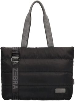 Zebra trends Elske Laptopbag black damestas Zwart - H 30 x B 40 x D 13 cm