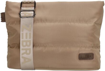 Zebra trends Elske Shoulderbag taupe schoudertas dames - H 22 x B 28 x D 7 cm