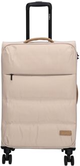 Zebra trends Elske Trolley M lighttaupe zachte koffer - H 69 x B 42 x D 26 cm