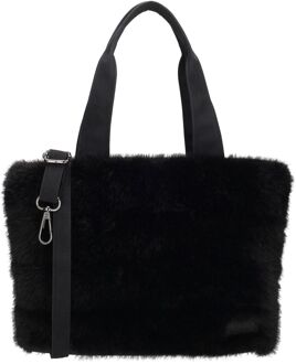 Zebra trends Emma Handbag black handtas dames Zwart - H 21 x B 30 x D 10 cm