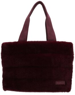 Zebra trends Emma Shopper red schoudertas dames Rood - H 28 x B 41 x D 15 cm