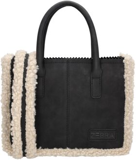 Zebra trends Emmy Handbag 23025 black Damestas Zwart - H 21 x B 27.5 x D 9