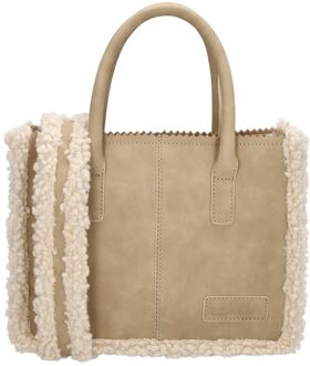 Zebra trends Emmy Handbag 23025 sand Damestas Zand - H 21 x B 27.5 x D 9