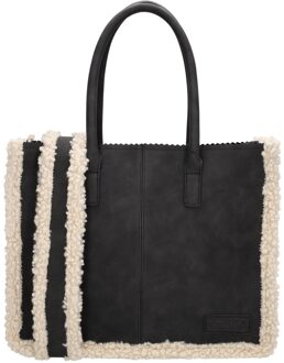 Zebra trends Emmy Shopper 22861 black Damestas Zwart - H 28 x B 35 x D 14