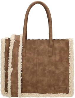 Zebra trends Emmy Shopper 22861 camel Damestas Cognac - H 28 x B 35 x D 14