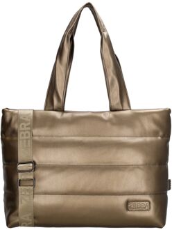 Zebra trends Evie Shopper 23043 bronze damestas Brons - H 30 x B 48 x D 13 cm