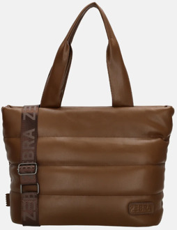 Zebra trends Evie shopper bruin Donkerbruin - No Size
