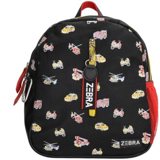 Zebra trends Finn Rugzak zwart Kindertas - H 32 x B 26 x D 10