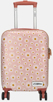 Zebra trends flower kinderkoffer lichtroze