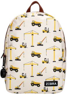 Zebra trends Jesse Backpack construction schooltas kind Beige - H 35 x B 25 x D 11 cm