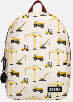 Zebra trends Jesse Backpack construction schooltas kind Beige - H 35 x B 25 x D 11 cm
