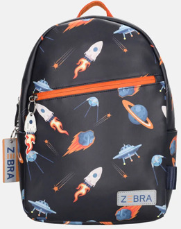 Zebra trends kinderrugzak ruimte Blauw - No Size