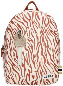 Zebra trends kinderrugzak zebra bruin