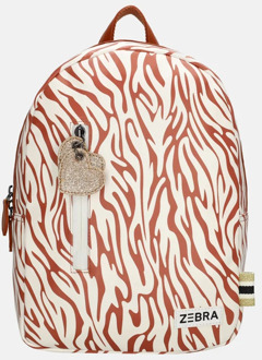 Zebra trends kinderrugzak zebra bruin