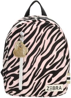 Zebra trends kinderrugzak zebra roze