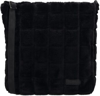 Zebra trends Milou Crossbody black damestas Zwart - H 28.50 x B 26 x D 12 cm