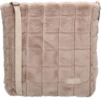 Zebra trends Milou Crossbody light taupe damestas - H 28.50 x B 26 x D 12 cm