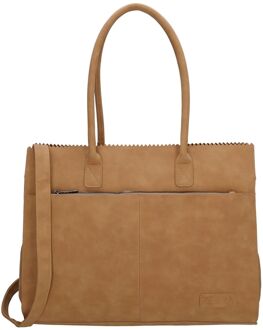 Zebra trends Noa Laptoptas camel damestas Cognac - H 32 x B 40 x D 15 cm