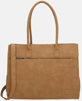Zebra trends Noa Laptoptas camel damestas Cognac - H 32 x B 40 x D 15 cm