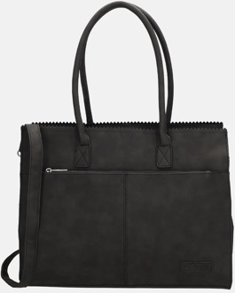 Zebra trends Noa Shopper Laptoptas 15'6 Inch Zwart black