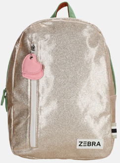 Zebra trends Nora Rugzak goud schooltas kind - H 35 x B 25 x D 11 cm