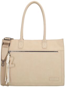 Zebra trends Rosalyn Shopper - 15" laptopvak - beige damestas - H 30 x B 40 x D 14,50 cm