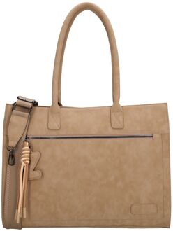 Zebra trends Rosalyn Shopper - 15" laptopvak - zand damestas - H 30 x B 40 x D 14,50 cm