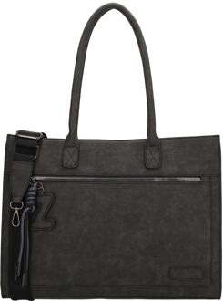 Zebra trends Rosalyn Shopper - 15" laptopvak - zwart damestas - H 30 x B 40 x D 14,50 cm
