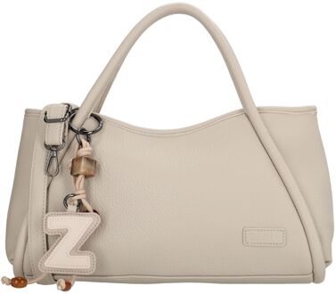 Zebra trends Sofie Handtas crème damestas Beige - H 21 x B 36 x D 13,50 cm