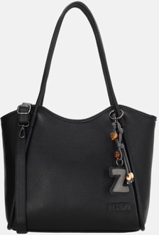 Zebra trends Sofie shopper met laptopvak 13 inch zwart