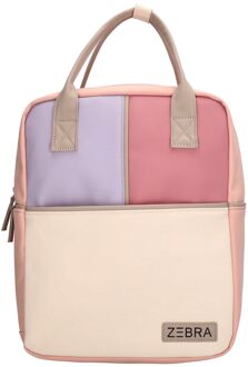 Zebra trends Sterre Backpack old rose schooltas kind Roze - H 32 x B 26 x D 13 cm