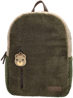 Zebra trends Teddy Denise Backpack olivegreen Kindertas Groen - H 38 x B 28 x D 12