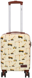 Zebra trends Travel Kinderkoffer bouwverkeer kinderkoffer hardcase koffer Multicolor - H 46 x B 32 x D 22 cm