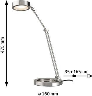 Zed Led Bureaulamp - 6,7w Zilverkleurig