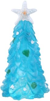 Zee Glas Kerstboom En Krans-Mooie Groene Grenen Kerstboom Hars, Zee Strand Hars Kerstboom, diy, Speelgoed, 15cm