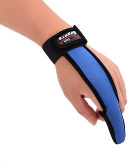 Zee Ice Rock Vliegen Enkele Finger Protector Fishing Handschoenen Voor Vissers Een Zanger Surfcasting Antislip Handschoen Outdoor 1pc Blauw