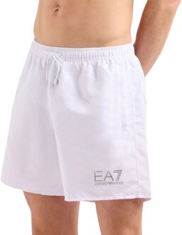 Zee shorts met elastische tailleband Emporio Armani EA7 , White , Heren - 2Xl,L,S