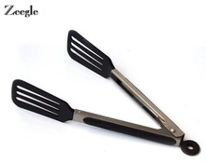 Zeegle Keuken Tang Bbq Clip Niet-magnetische Rvs Bbq Tang Salade Brood Klem Keuken Vlees Voedsel Clip Barbecue gereedschap