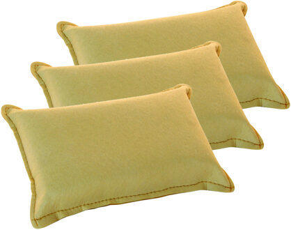 Zeem spons - 3x - 13 x 9 x 4 cm - schoonmaakspons - zeemspons - Huishoud/schoonmaak