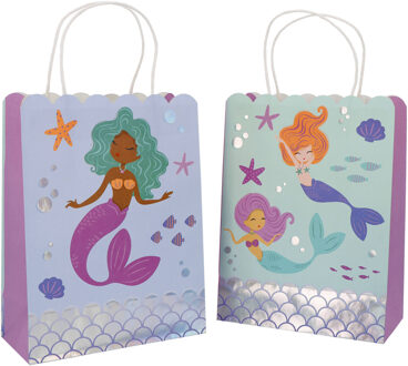 Zeemeermin Magic Geschenktasjes (6st) Multikleur - Print