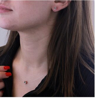 Zeemeermin sets - Oostenrijks kristal - maat Wit en roségoud