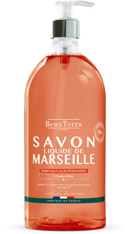 Zeep BeauTerra Marseille Liquid Soap Fleur D'oranger 1000 ml