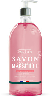 Zeep BeauTerra Marseille Liquid Soap Rose Ancienne 1000 ml